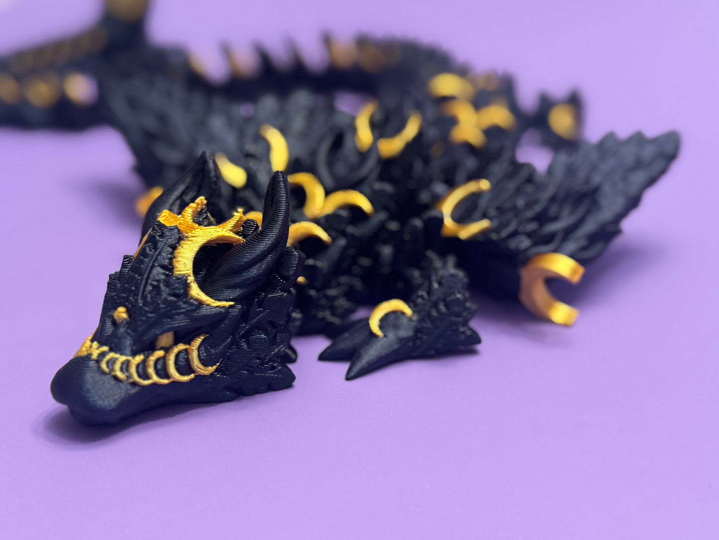 Lunar Dragon - Articulated Celestial Collectible