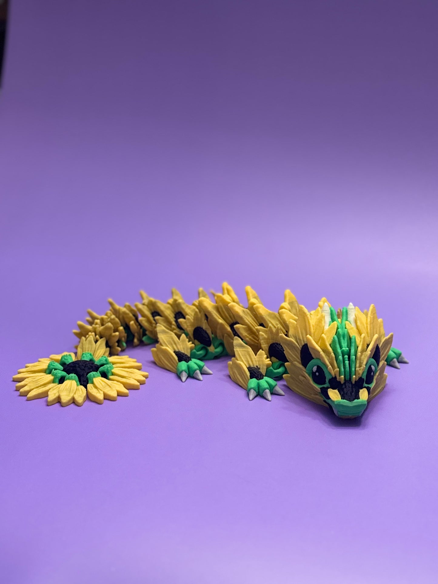 Baby Sunflower Dragon- Articulated Fantasy Collectible