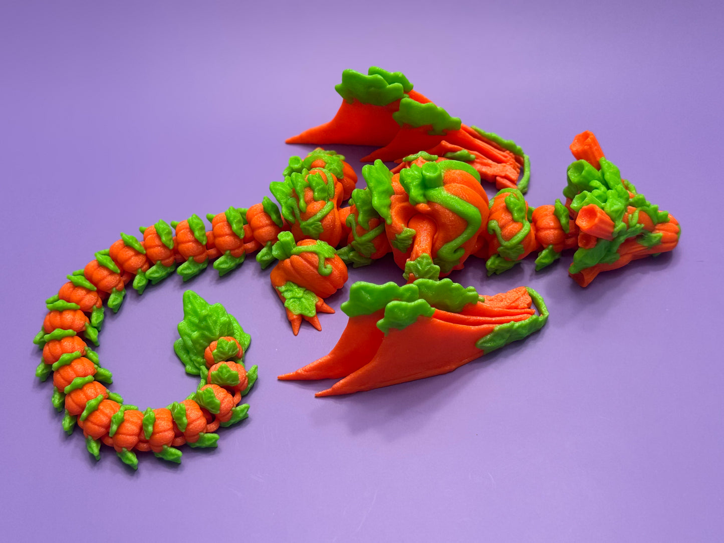 Pumpkin Dragon - Articulated Fantasy Collectible