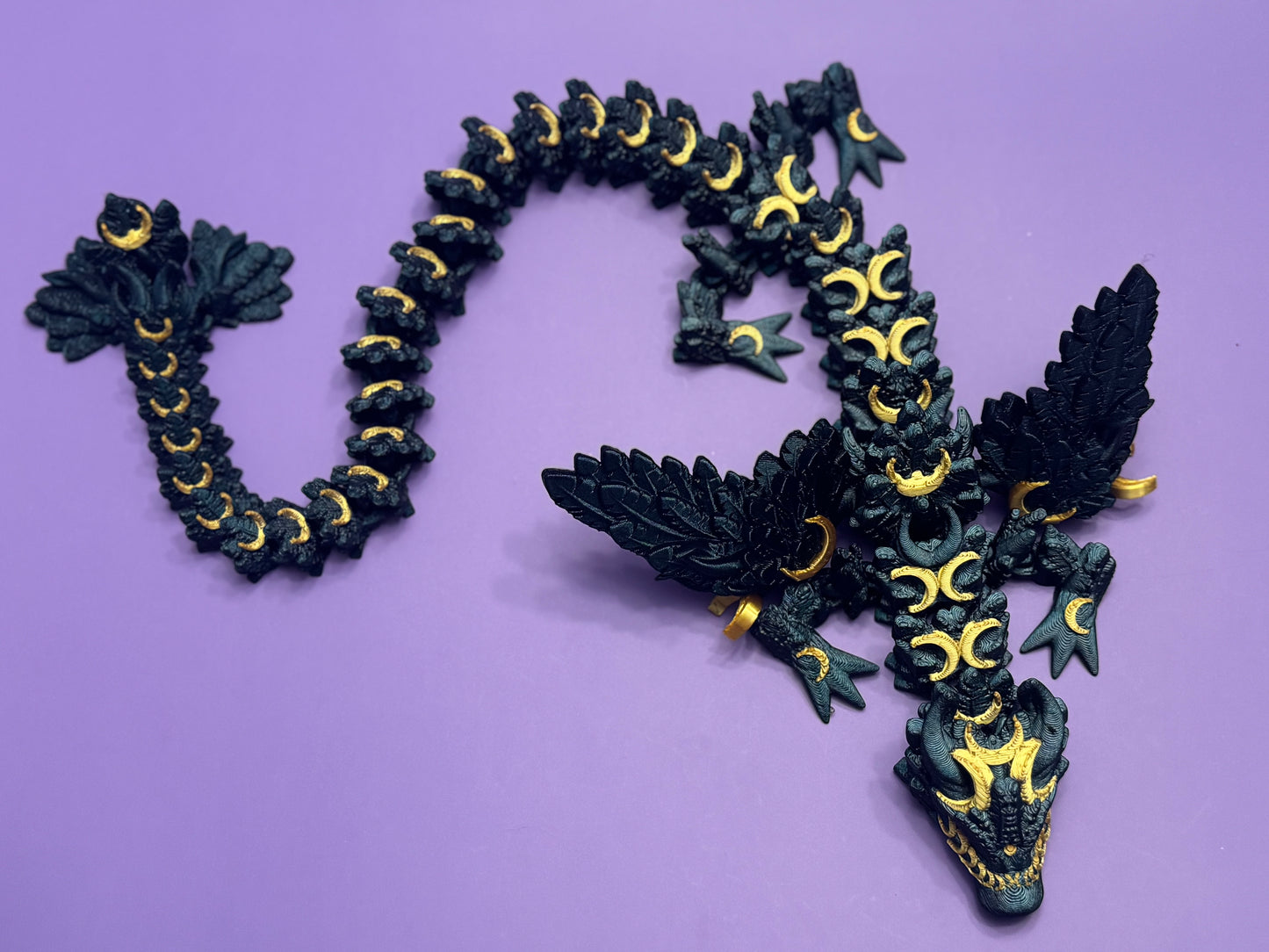 Lunar Dragon - Articulated Celestial Collectible