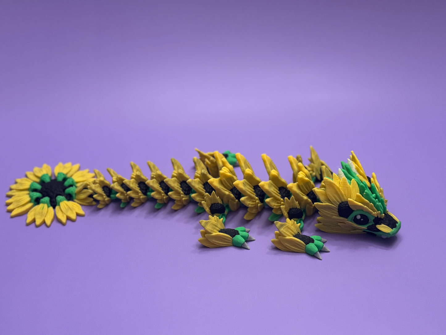 Baby Sunflower Dragon- Articulated Fantasy Collectible