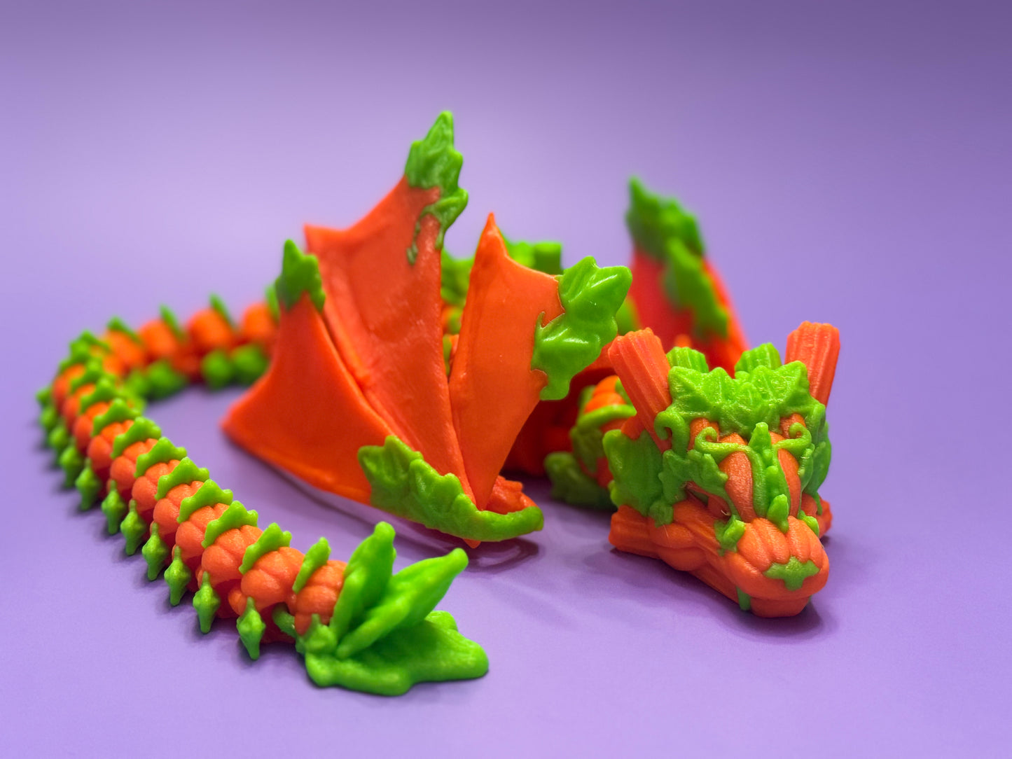 Pumpkin Dragon - Articulated Fantasy Collectible