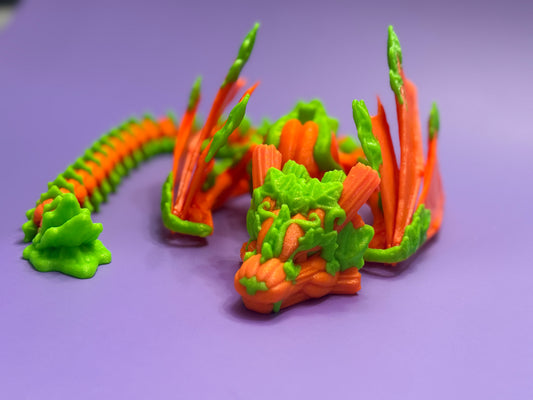 Pumpkin Dragon - Articulated Fantasy Collectible