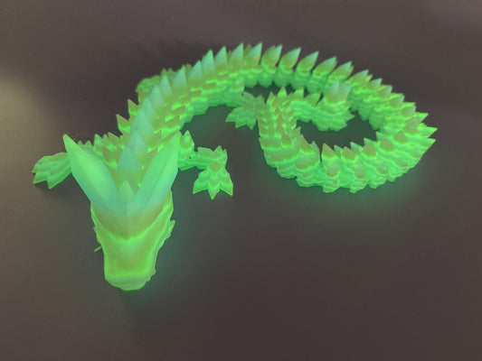 Crystal Glow Dragon - Articulated Fantasy Collectible