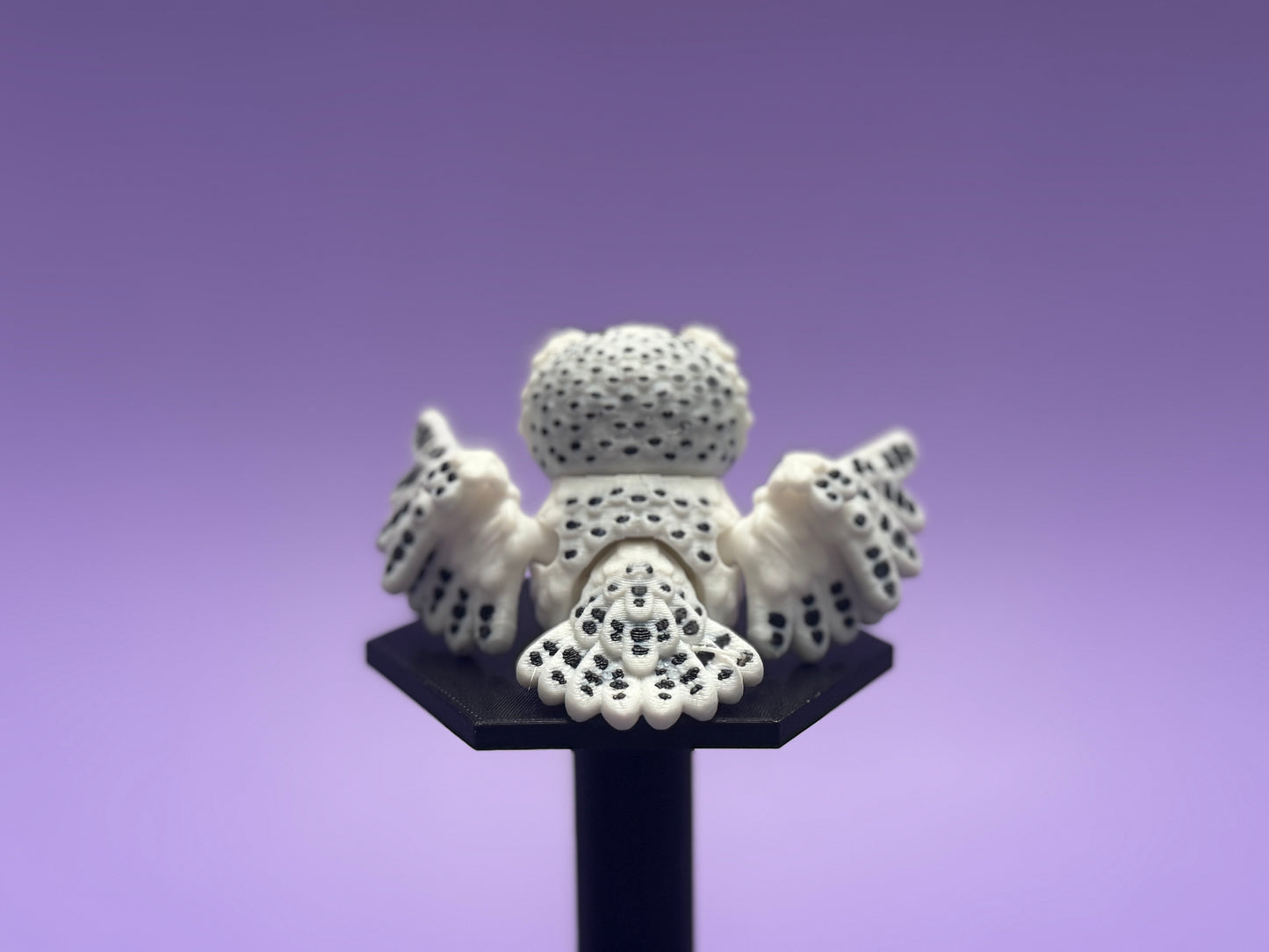 Snow Owl - Articulated Creature Figurine