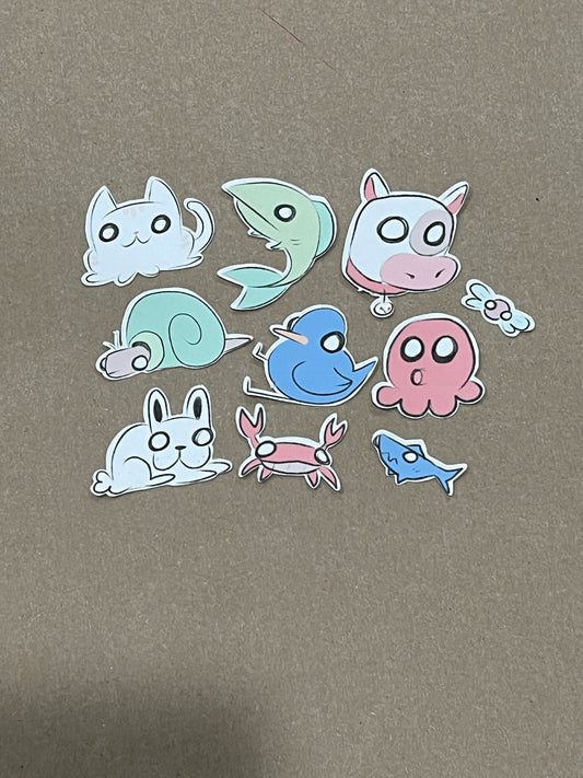 Animal Doodle Stickers